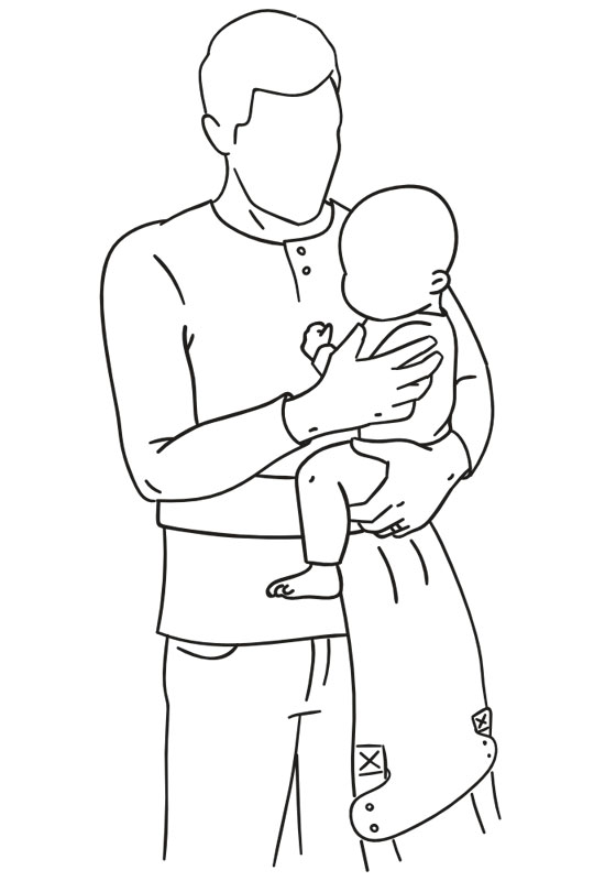 Marsupi Anleitung Hüfttrage Schritt 1 Marsupi Anleitung Hüfttrage Schritt 1