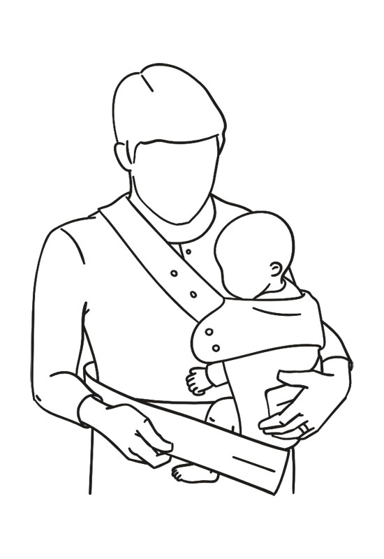 Marsupi Anleitung Hüfttrage Schritt 4 Marsupi Anleitung Hüfttrage Schritt 4