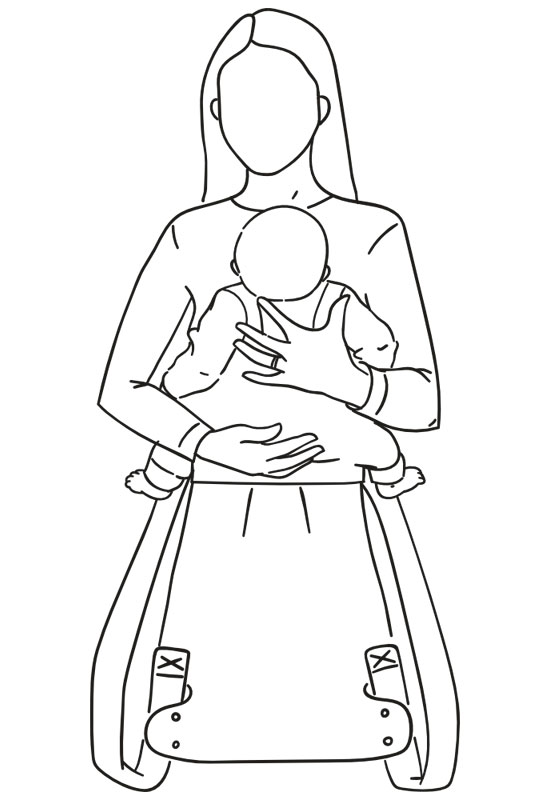 Marsupi Anleitung Bauchtrage Schritt 1 Marsupi Anleitung Bauchtrage Schritt 1