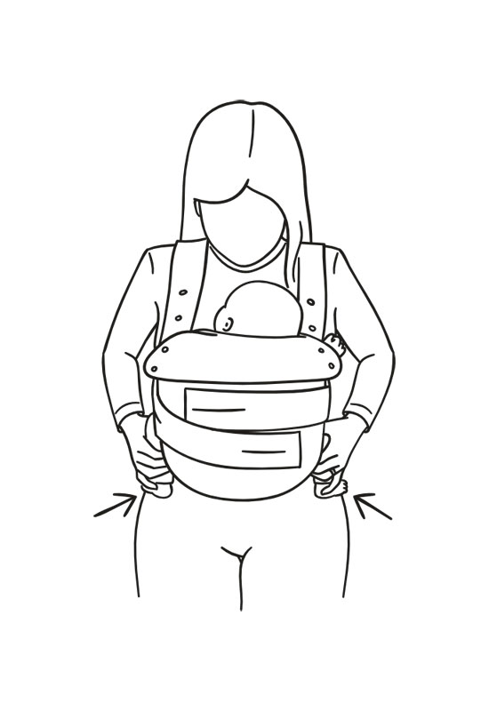 Marsupi Anleitung Bauchtrage Schritt 5 Marsupi Anleitung Bauchtrage Schritt 5