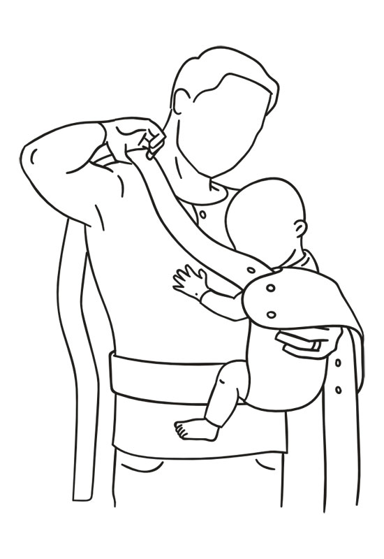 Marsupi Anleitung Hüfttrage Schritt 2 Marsupi Anleitung Hüfttrage Schritt 2